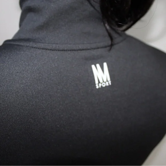 Nicole Miller Workout Sport Jacket Black New With Tags - Picture 5 of 13